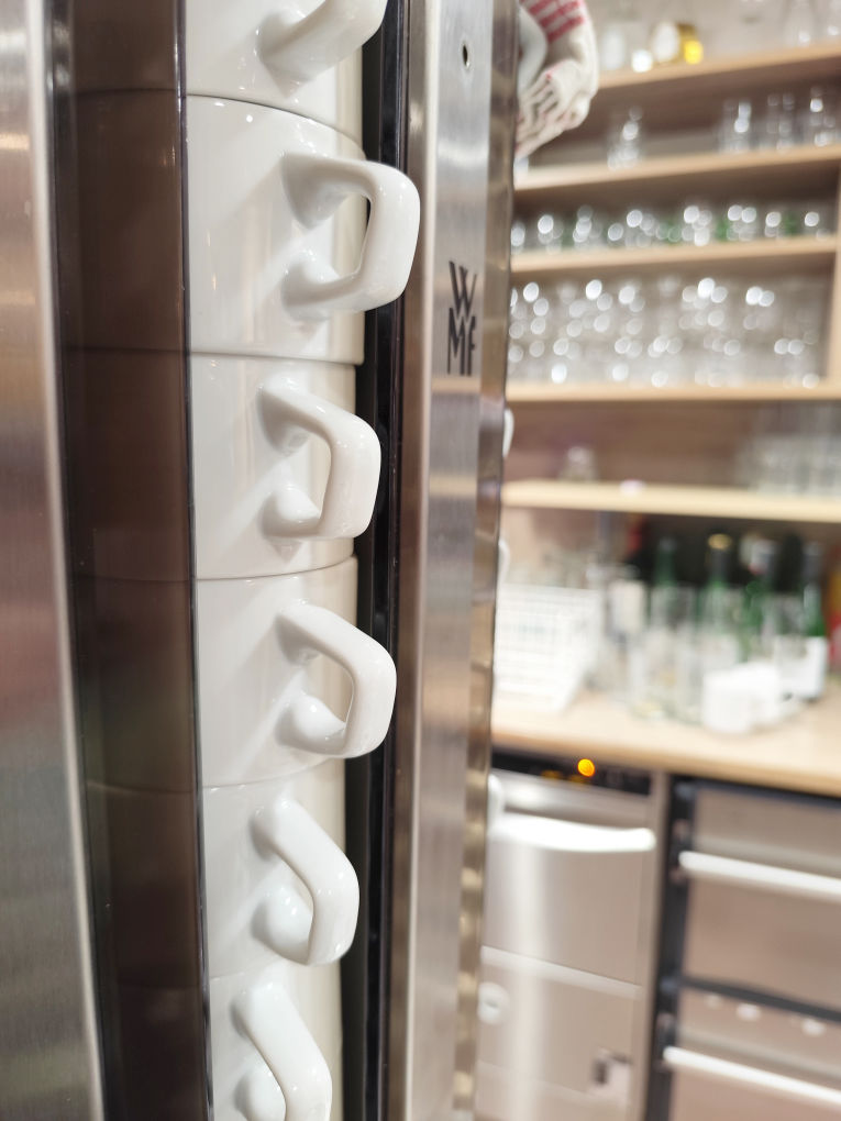 Kaffee im Restaurant Schlosscafe in Beuren